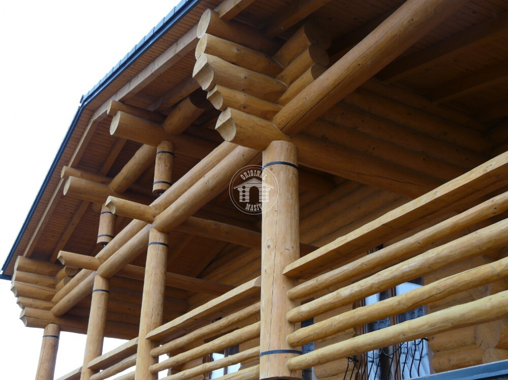 Blockbau–Restaurant