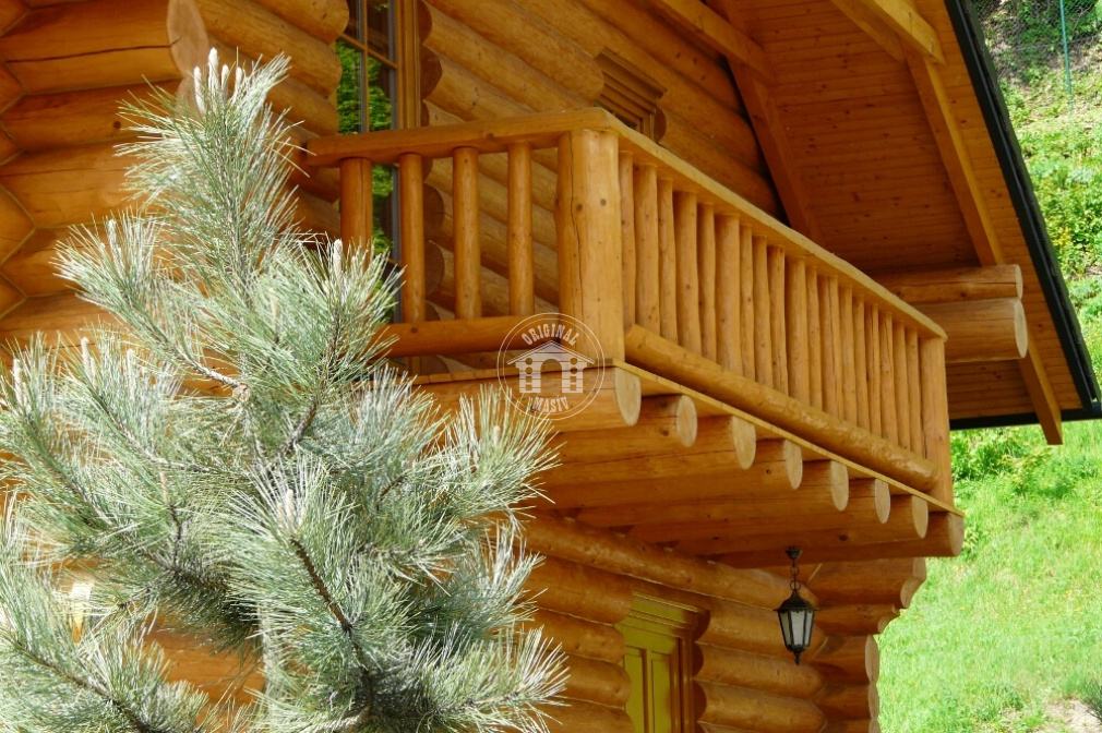 Blockhütte – Detail