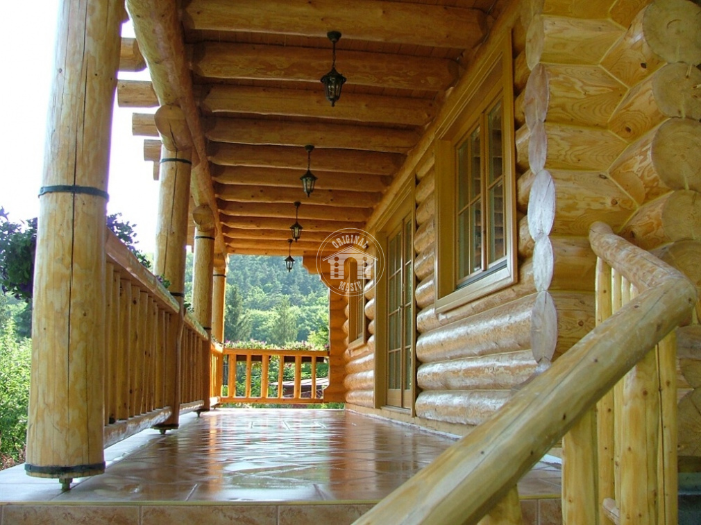 Blockbau – Terrasse