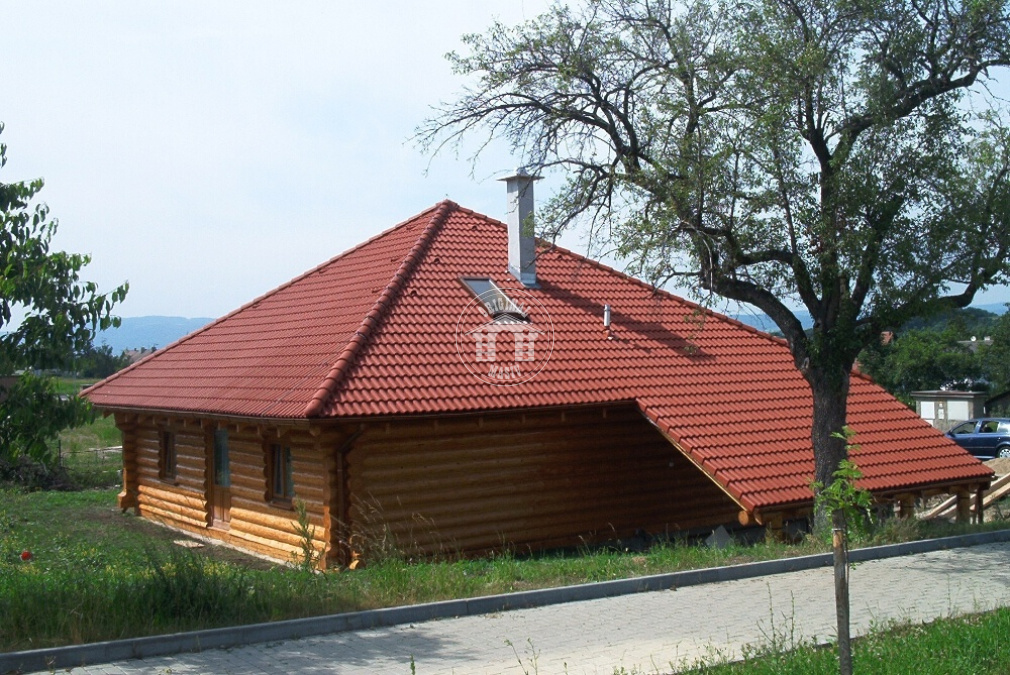 Blockbau – ebenerdiger Bungalow