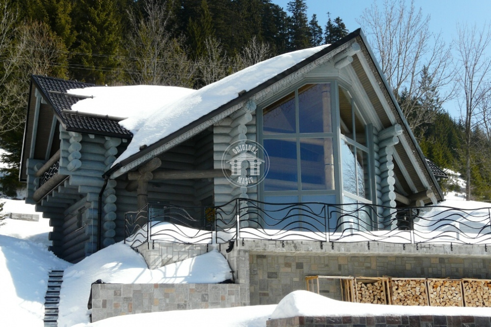 Blockbau – Berghütte