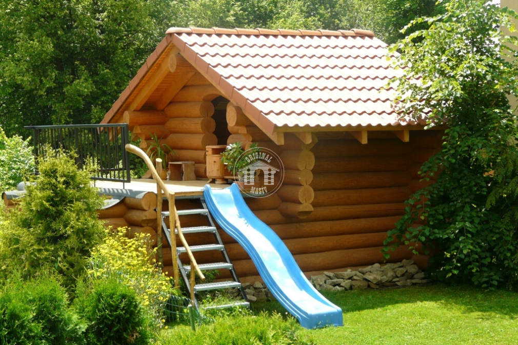 Blockhüttchen für Kinder