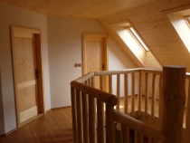 Blockhausartige Treppen