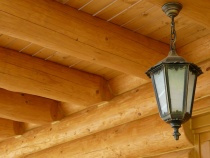 Blockhütte – Detail