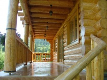 Blockbau – Terrasse