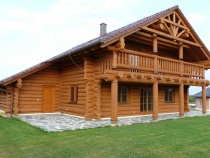 Blockbau – Einfamilienhaus mit Garage