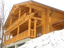 Blockbau – Berghütte